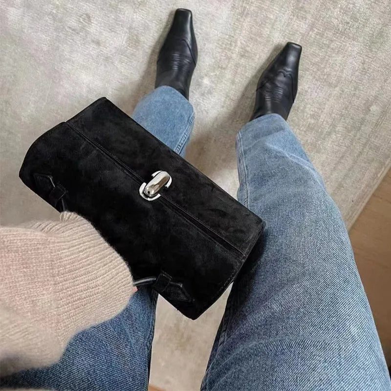 Luxury Suede Handbags for Women 2024