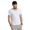 Men's V-Neck T-Shirts: Luxury Ice Silk