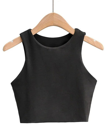 Sexy Slim Sleeveless Nylon Tank Tops Women