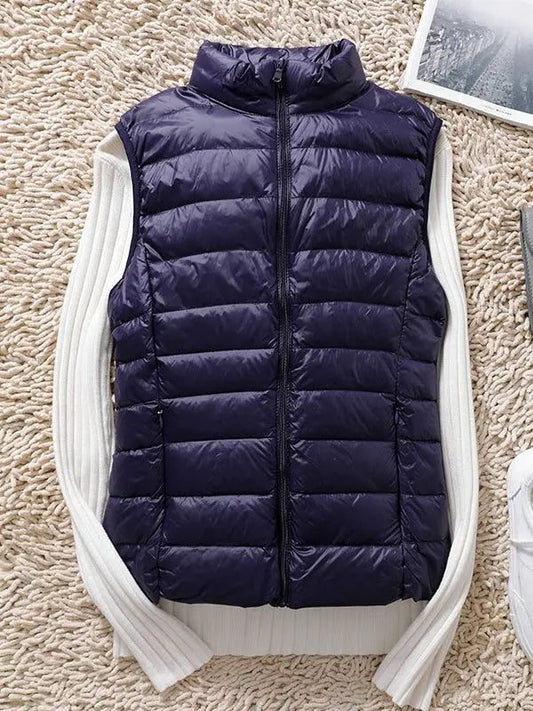 Women Lightweight Duck Down Puffer Vest