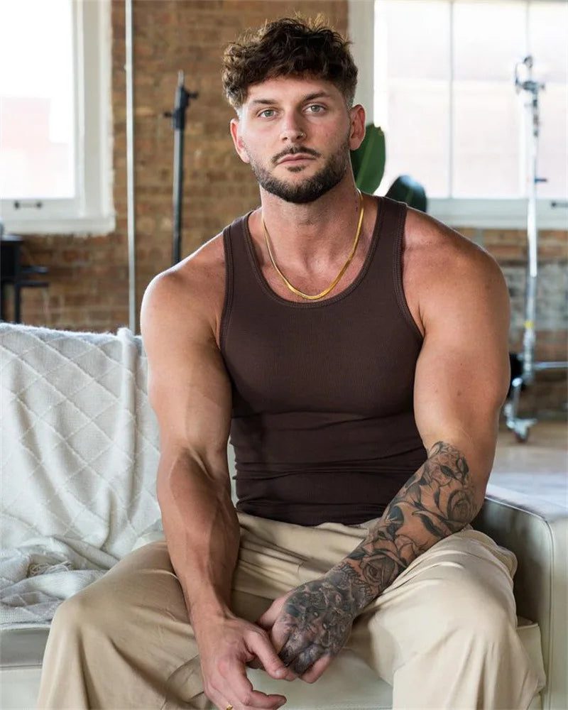 Men's Quick Dry Slim Fit Workout Tank