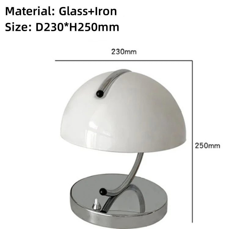 Modern Glass Small Table Lamp for Decor