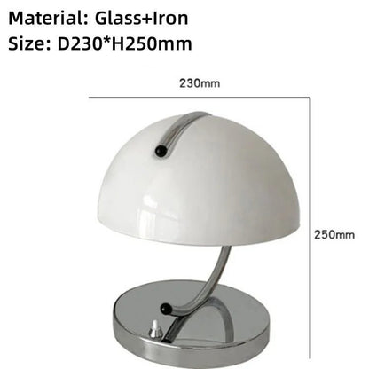 Modern Glass Small Table Lamp for Decor