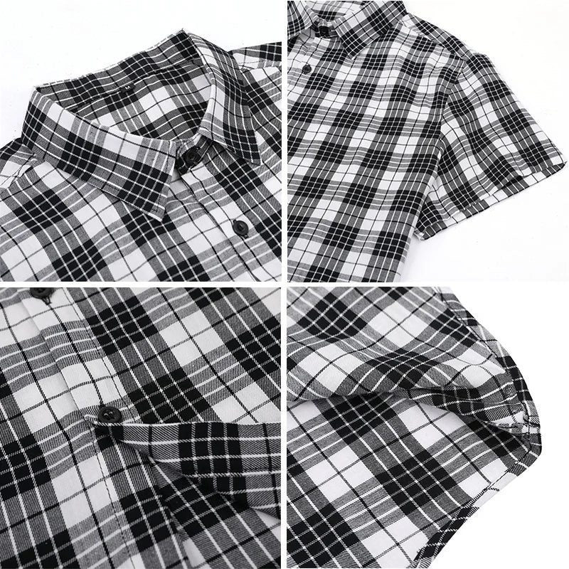 2023 Casual Plaid Flannel Shirt for Men