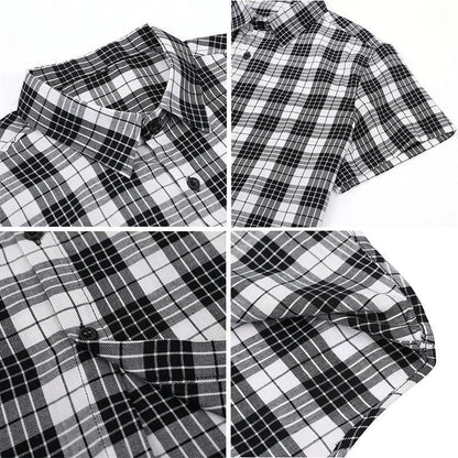 2023 Casual Plaid Flannel Shirt for Men