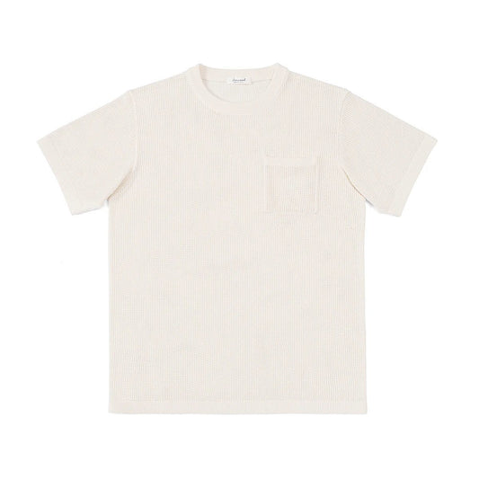 Breathable Plus Size Men's Knitted T-Shirts