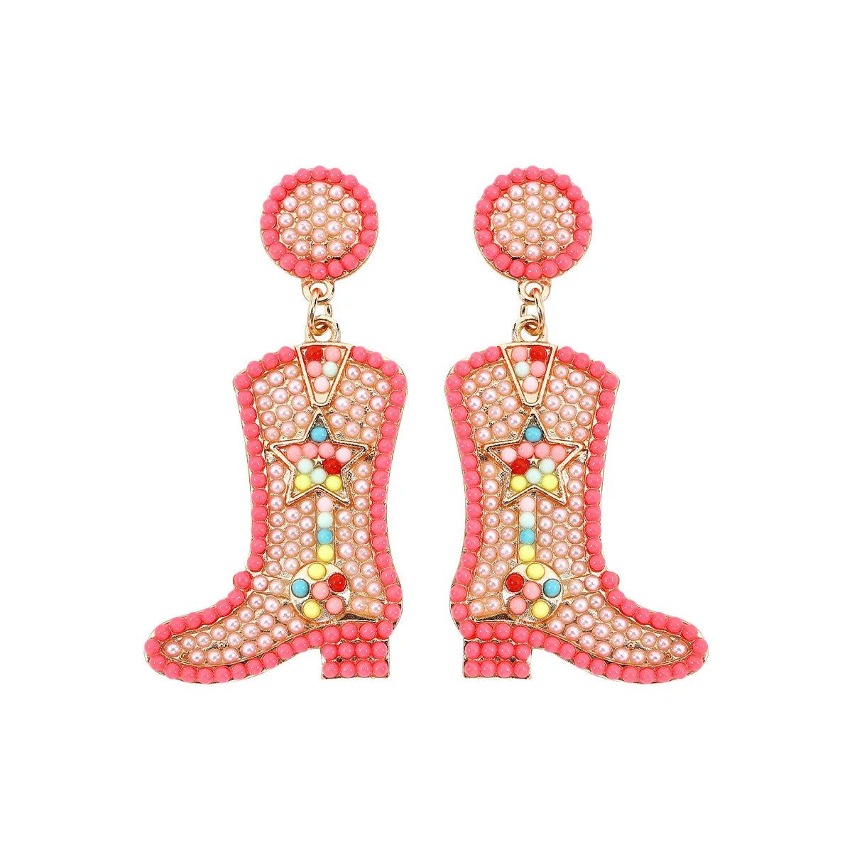 Bohemian Western Cowgirl Beaded Earrings for Women