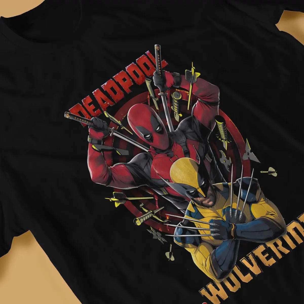 Men's Marvel Deadpool Wolverine Graphic T-Shirt