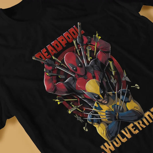 Men's Marvel Deadpool Wolverine Graphic T-Shirt