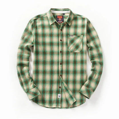 2024 Men's Casual Plaid Flannel Shirt