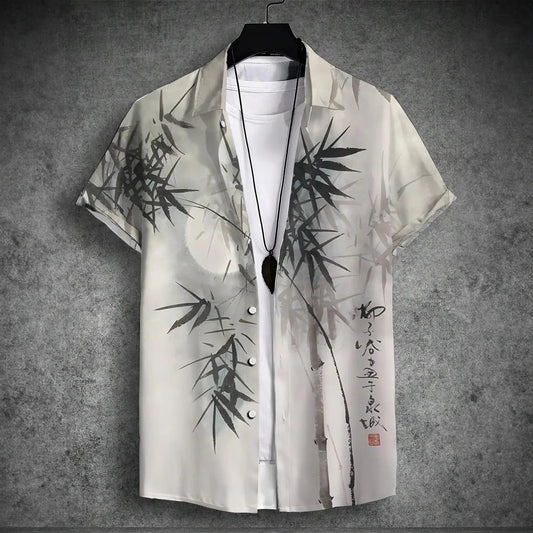 2024 Hawaiian Short-Sleeved Shirt for Men