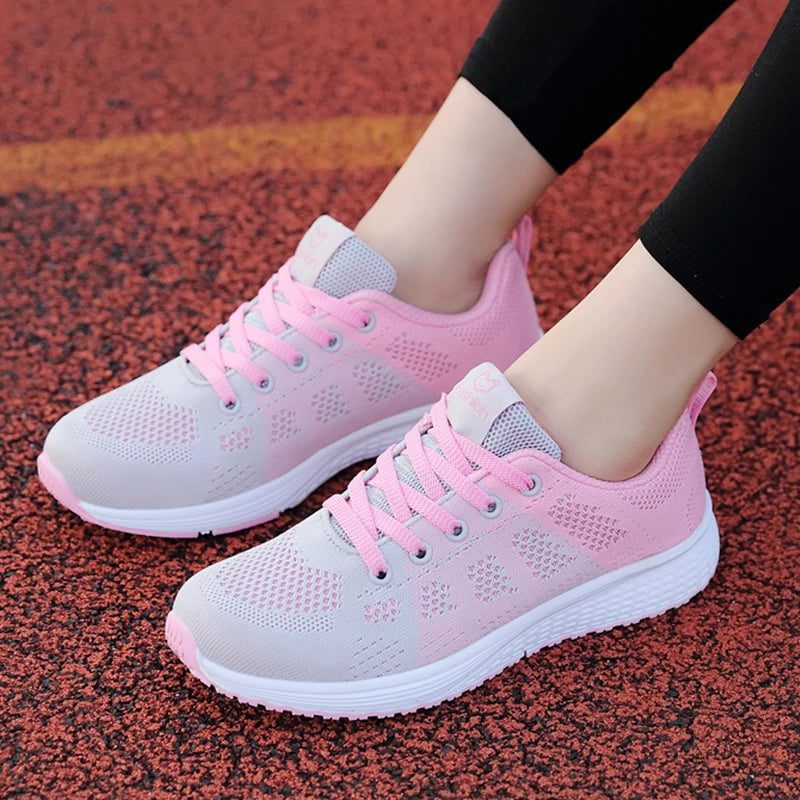 Lightweight Breathable Women’s Running Sports Shoes