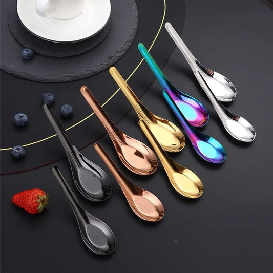 Large Capacity 304 Stainless Steel Soup Spoons