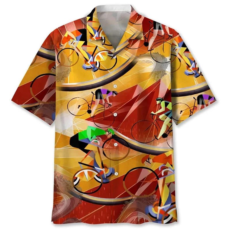 Colorful Tropical Hawaiian Shirt for Men