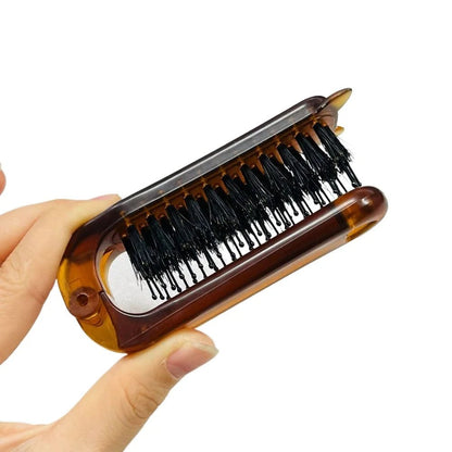 Portable Foldable Hair Comb and Scalp Brush