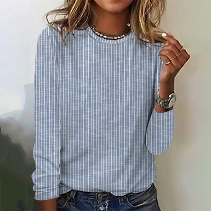 Classic Striped Long Sleeve Women's T-Shirt
