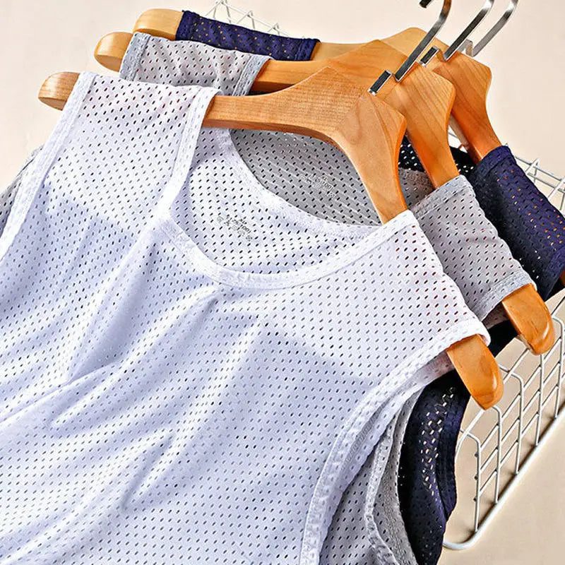 Men's Quick-Drying Ice Silk Mesh Tank Top