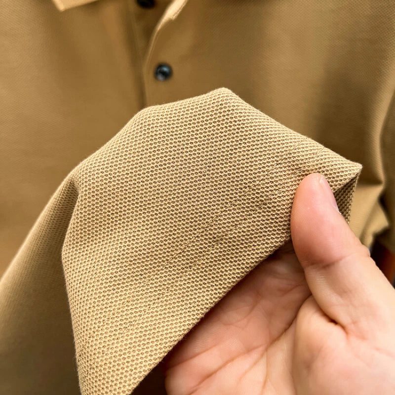 Men's Cotton Polo Shirt for Summer Sports