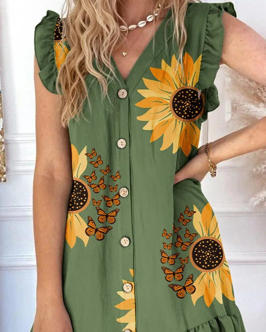 Trendy Boho Ruffle Summer Dresses for Women