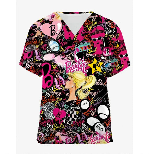 Cartoon Surgical Gowns T-Shirt for Women