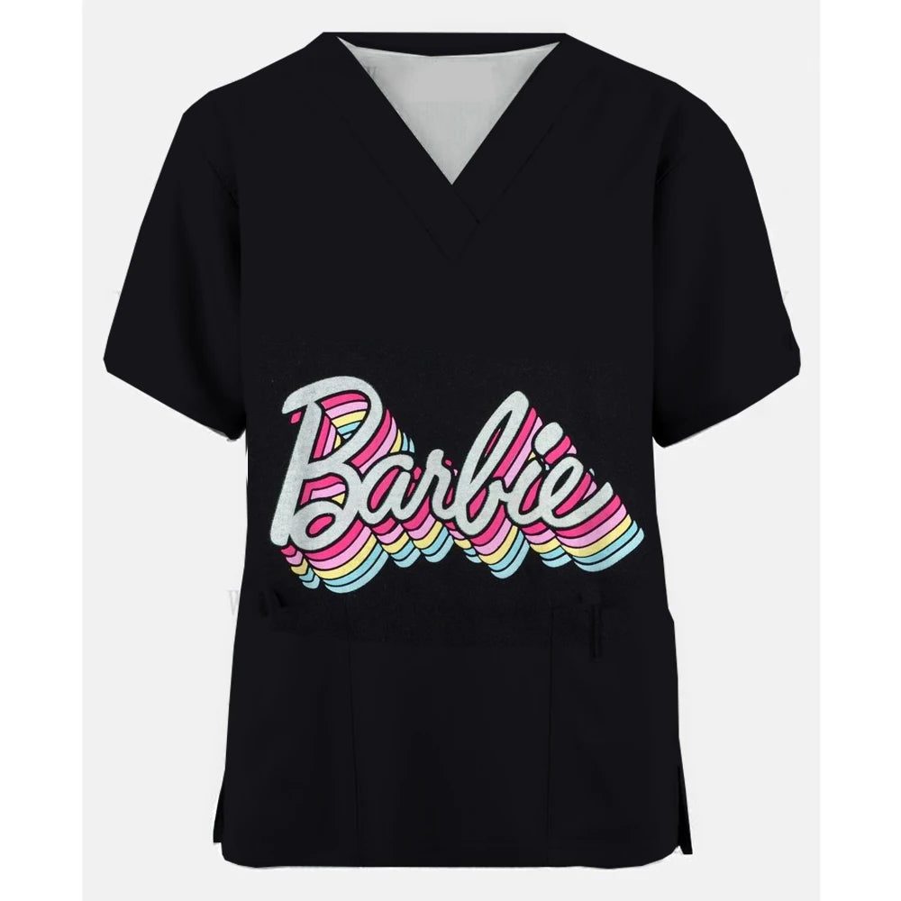 Cute Nurse Scrubs T-Shirt for Women