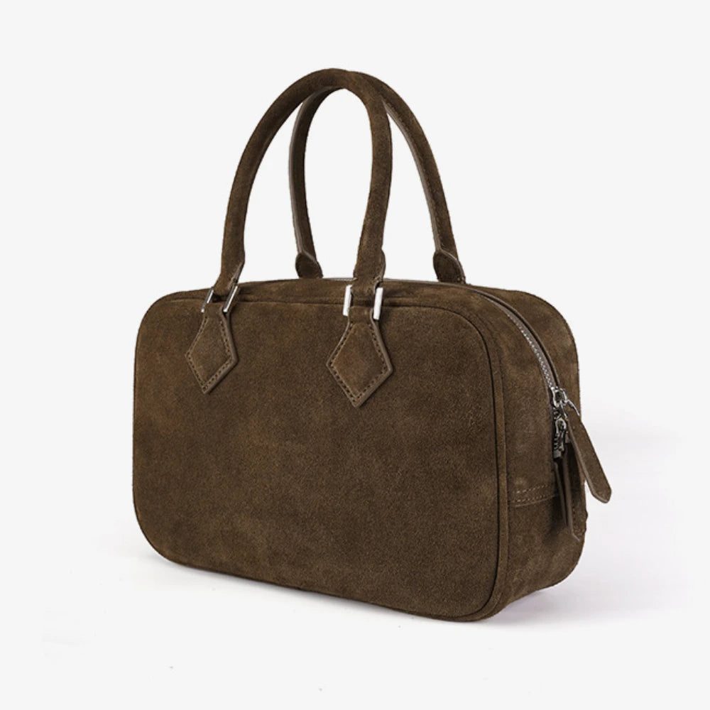 Retro Suede Handbags for Women Fall 2024
