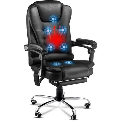 Ergonomic Reclining Office Chair with Heat