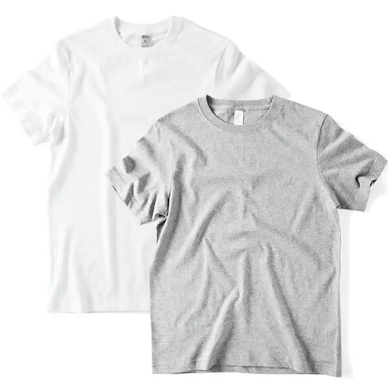 2pcs Cotton T-Shirts for Men and Women