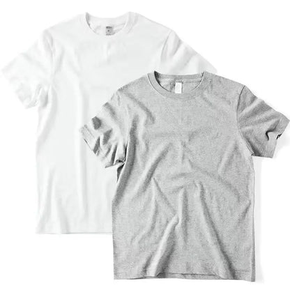 2pcs Cotton T-Shirts for Men and Women