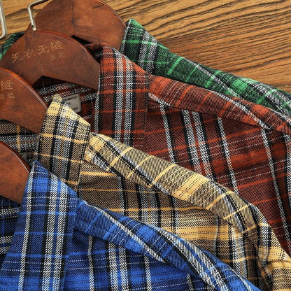 Men's 2024 Retro Flannel Plaid Shirt