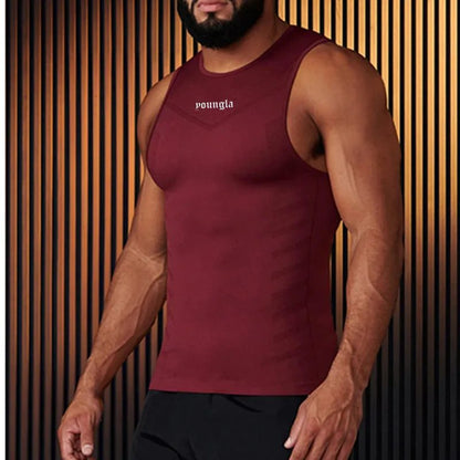 Men's Ribbed Tank Top - Cool Summer Sleeveless