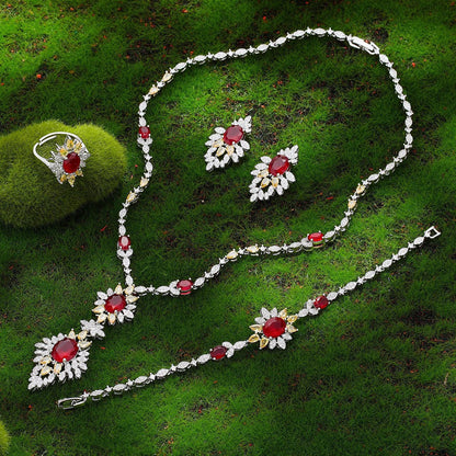2023 Bridal Wedding Jewelry Set - 4 Pieces