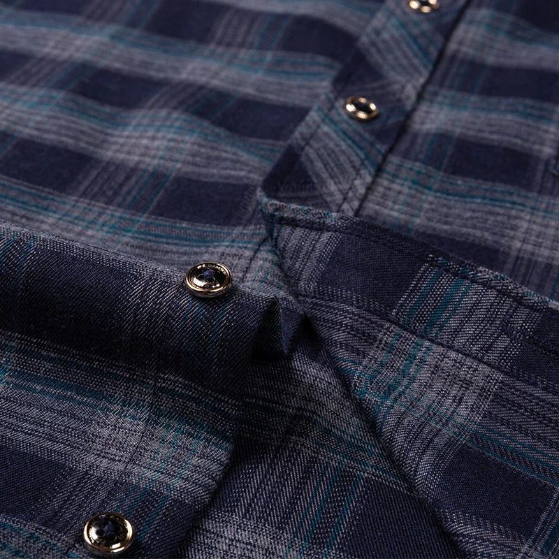 Men's Autumn Flannel Shirt - Casual Oversized