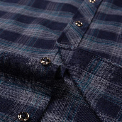 Men's Autumn Flannel Shirt - Casual Oversized