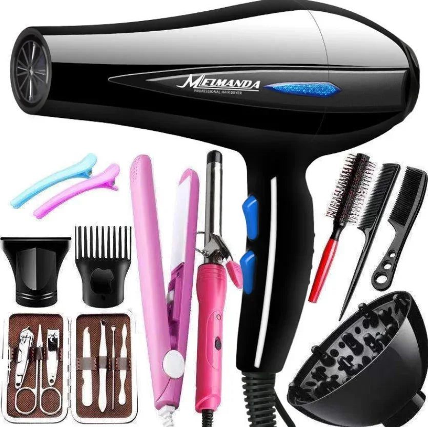 Professional 1200W/2200W Hair Dryer Brush Tool
