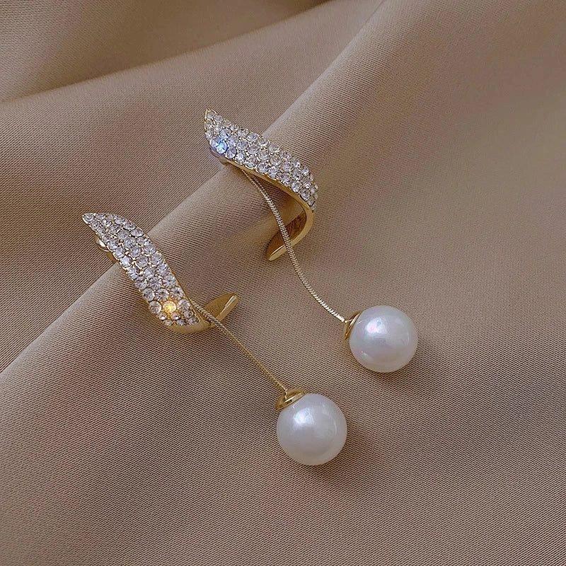 Elegant Pearl Drop Earrings for Women