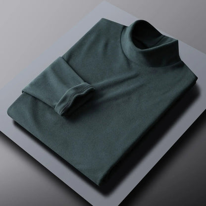 Men's Thermal Long Sleeve Velvet Undershirt