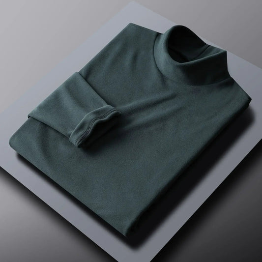 Men's Thermal Long Sleeve Velvet Undershirt