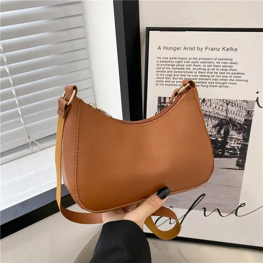 2023 Retro PU Leather Women's Shoulder Bag