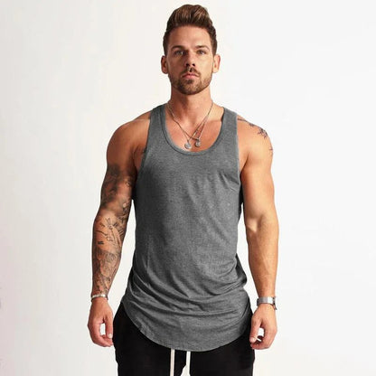 Men's Sleeveless Workout Tank Top for Bodybuilding