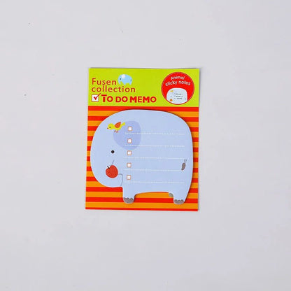 Cute Animal Sticky Notes Notepad Set