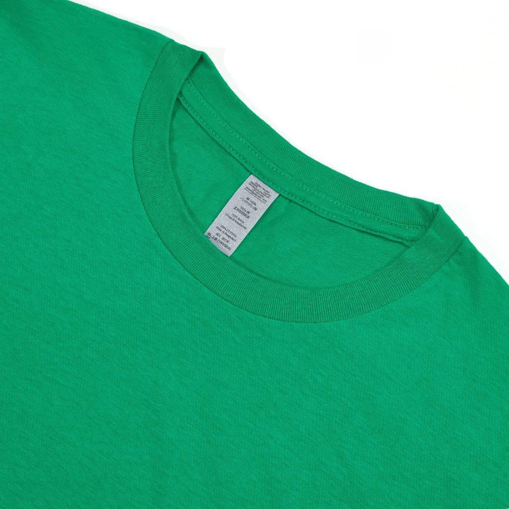 High Quality Green Cotton T-Shirt for Men