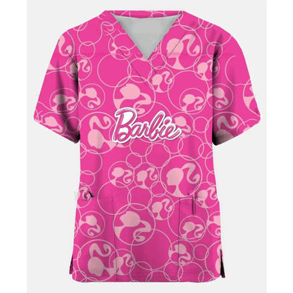 Cute Nurse Scrubs T-Shirt for Women