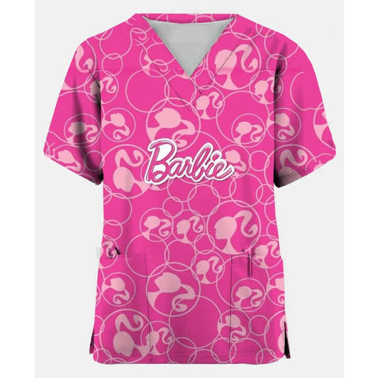 Cute Nurse Scrubs T-Shirt for Women