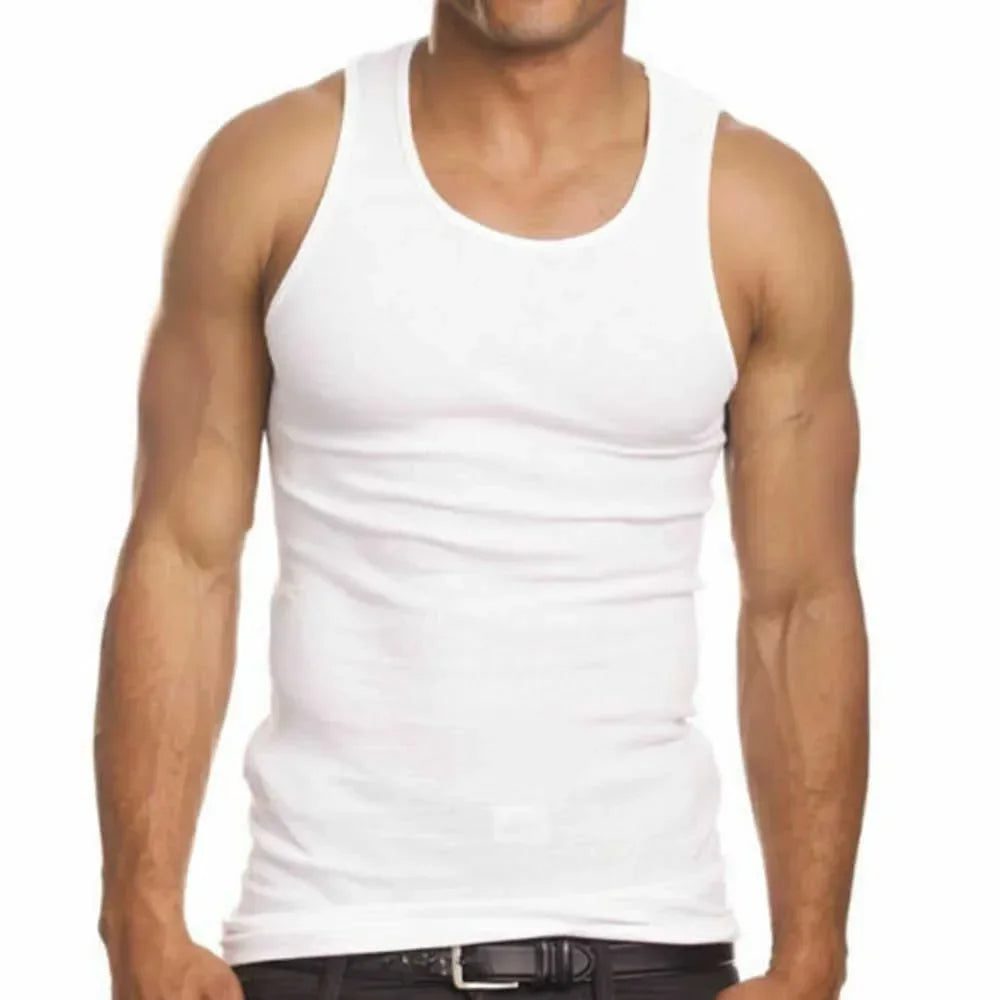 Men's Cotton Workout Tank Tops for Fitness