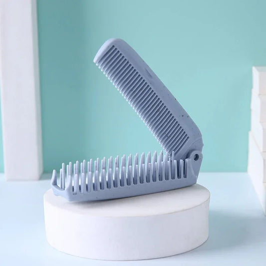 Portable Folding Travel Hair Brush - Anti-static