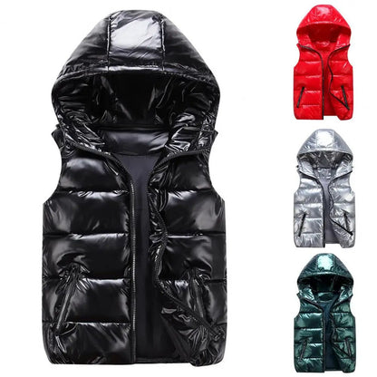 Women Quilted Cotton Padded Winter Vest