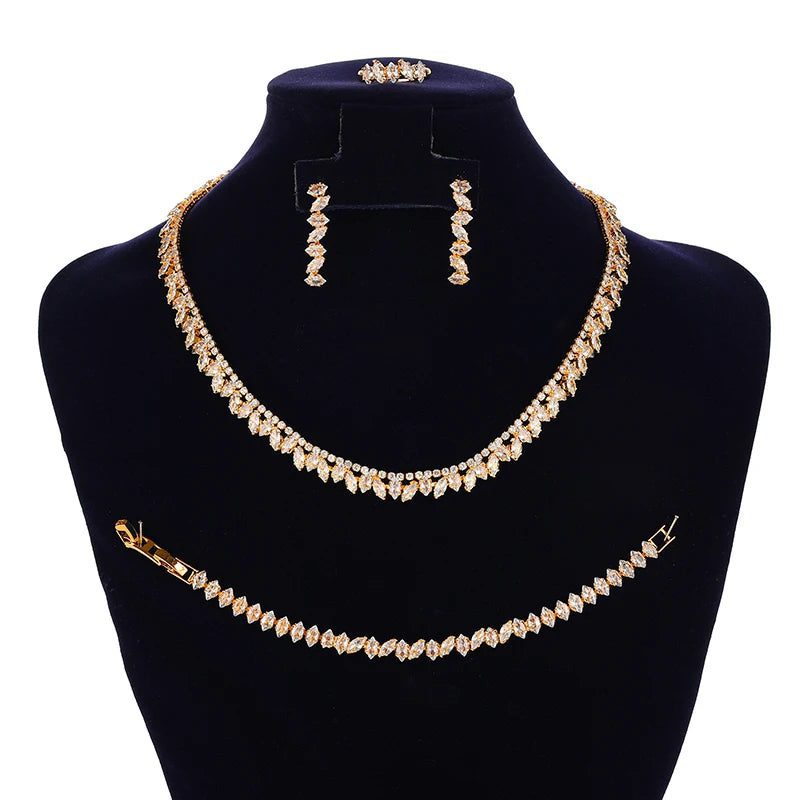 Unique Luxury Wedding Jewelry Set for Women