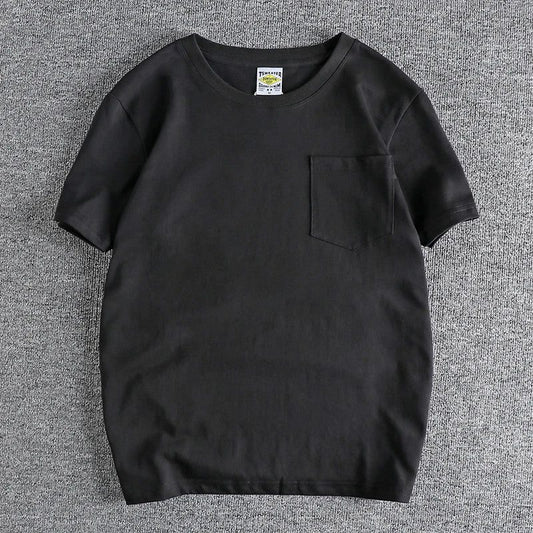 Men's Cotton Pocket T-Shirt - Basic Style