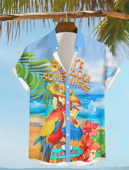 Men's Hawaiian 3D Printed Summer Shirt